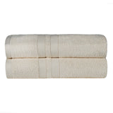 Ultra-Soft Cotton Solid Medium Weight Absorbent Bath Towel Set of 2