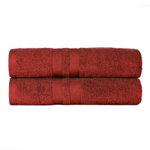 Ultra-Soft Cotton Solid Medium Weight Absorbent Bath Towel Set of 2