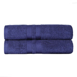Ultra-Soft Cotton Solid Medium Weight Absorbent Bath Towel Set of 2