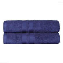 Ultra-Soft Cotton Solid Medium Weight Absorbent Bath Towel Set of 2