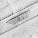 Ultra-Soft Cotton Solid Medium Weight Absorbent Bath Towel Set of 2