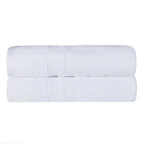 Ultra-Soft Cotton Solid Medium Weight Absorbent Bath Towel Set of 2