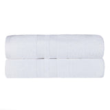 Ultra-Soft Cotton Solid Medium Weight Absorbent Bath Towel Set of 2