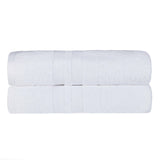 Ultra-Soft Cotton Solid Medium Weight Absorbent Bath Towel Set of 2