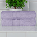 Ultra-Soft Cotton Solid Medium Weight Absorbent Bath Towel Set of 2
