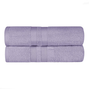 Ultra-Soft Cotton Solid Medium Weight Absorbent Bath Towel Set of 2