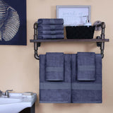 Ultra-Soft Rayon from Bamboo Cotton Blend Bath and Hand Towel Set