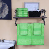 Ultra-Soft Rayon from Bamboo Cotton Blend Bath and Hand Towel Set