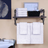 Ultra-Soft Rayon from Bamboo Cotton Blend Bath and Hand Towel Set