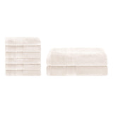 Ultra-Soft Rayon from Bamboo Cotton Blend Bath and Hand Towel Set