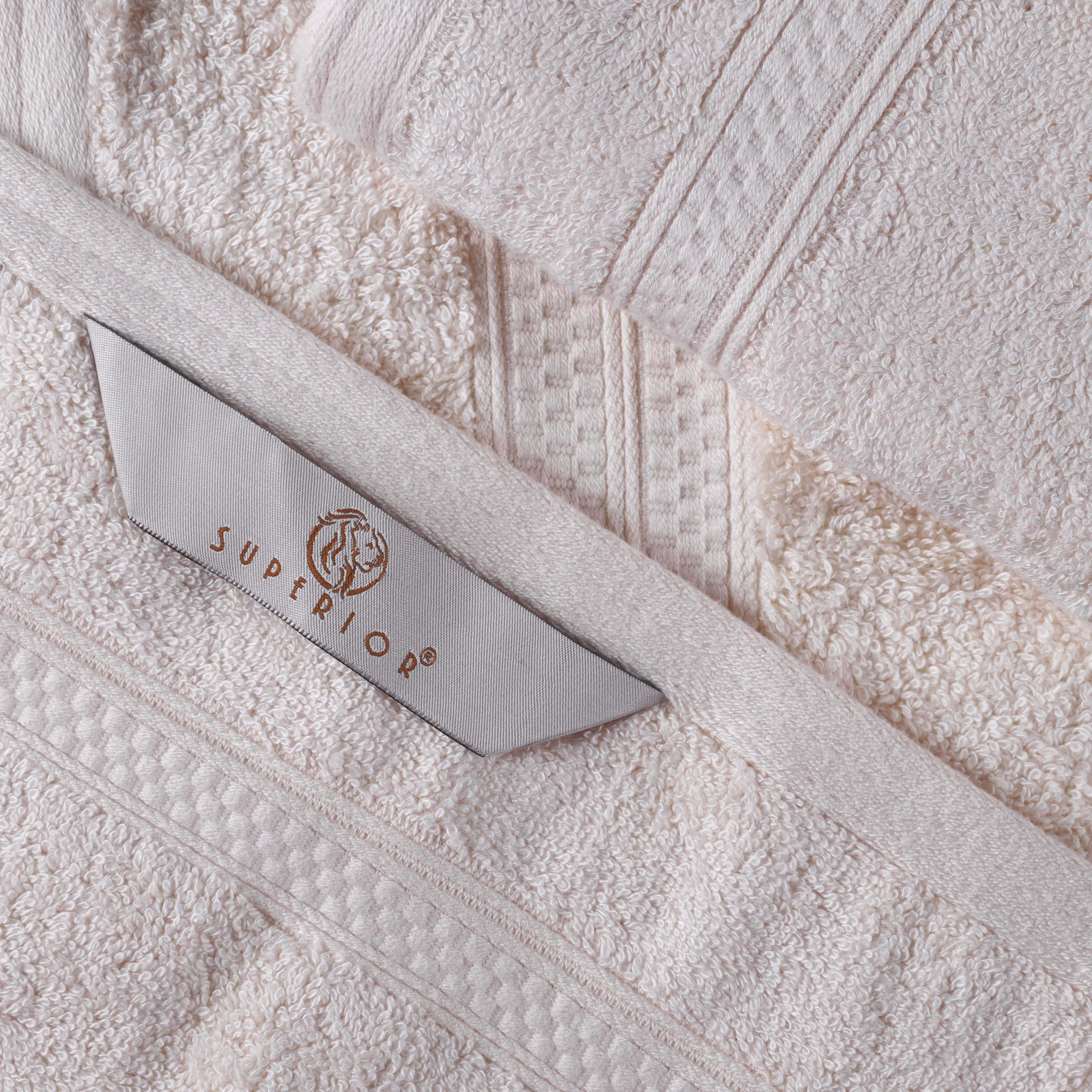 Ultra-Soft Rayon from Bamboo Cotton Blend Bath and Hand Towel Set