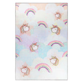 Unicorn Colorful Rainbow Playroom Kids Rugs Indoor Area Rug
