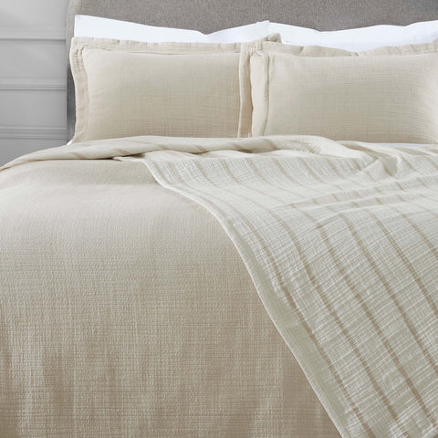 Valencia Cotton Reversible Medium Weight Matelasse Bedspread Set