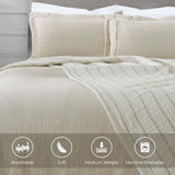 Valencia Cotton Reversible Medium Weight Matelasse Bedspread Set