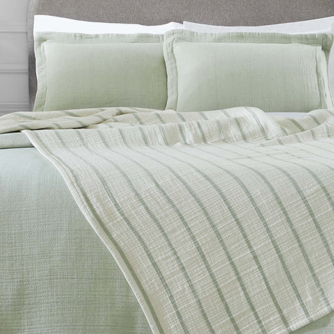 Valencia Cotton Reversible Medium Weight Matelasse Bedspread Set