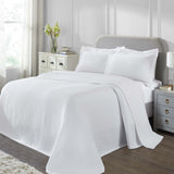 Valencia Cotton Reversible Medium Weight Matelasse Bedspread Set