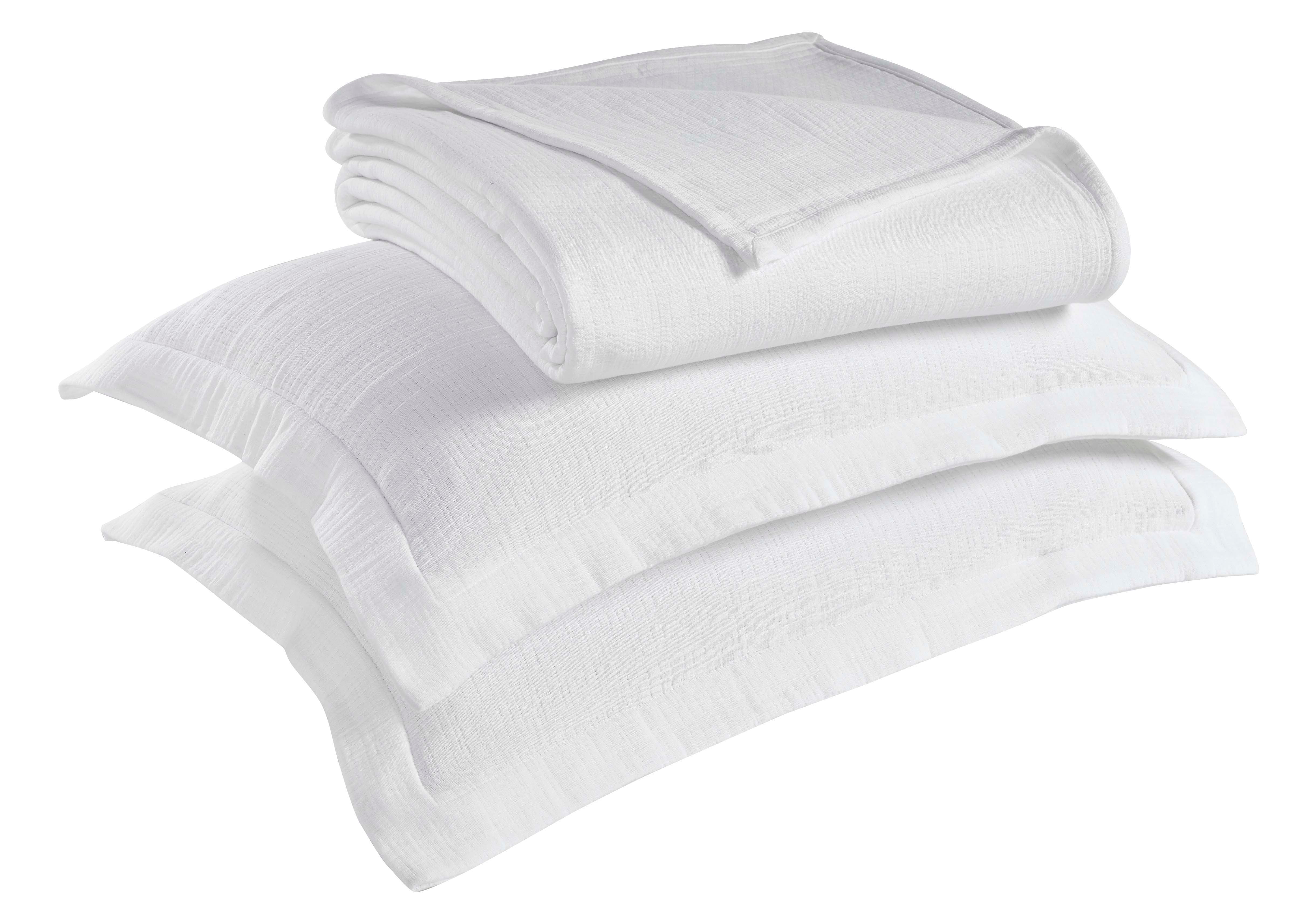 Valencia Cotton Reversible Medium Weight Matelasse Bedspread Set