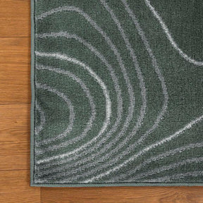 Veer Modern Abstract Wood Grain Indoor Area Rug Or Runner