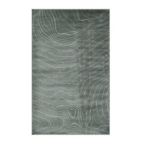 Veer Modern Abstract Wood Grain Indoor Area Rug Or Runner