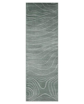 Veer Modern Abstract Wood Grain Indoor Area Rug Or Runner