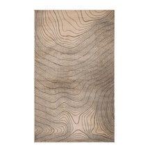 Veer Modern Abstract Wood Grain Indoor Area Rug Or Runner