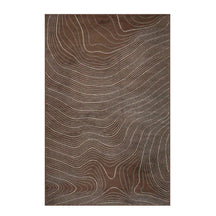 Veer Modern Abstract Wood Grain Indoor Area Rug Or Runner