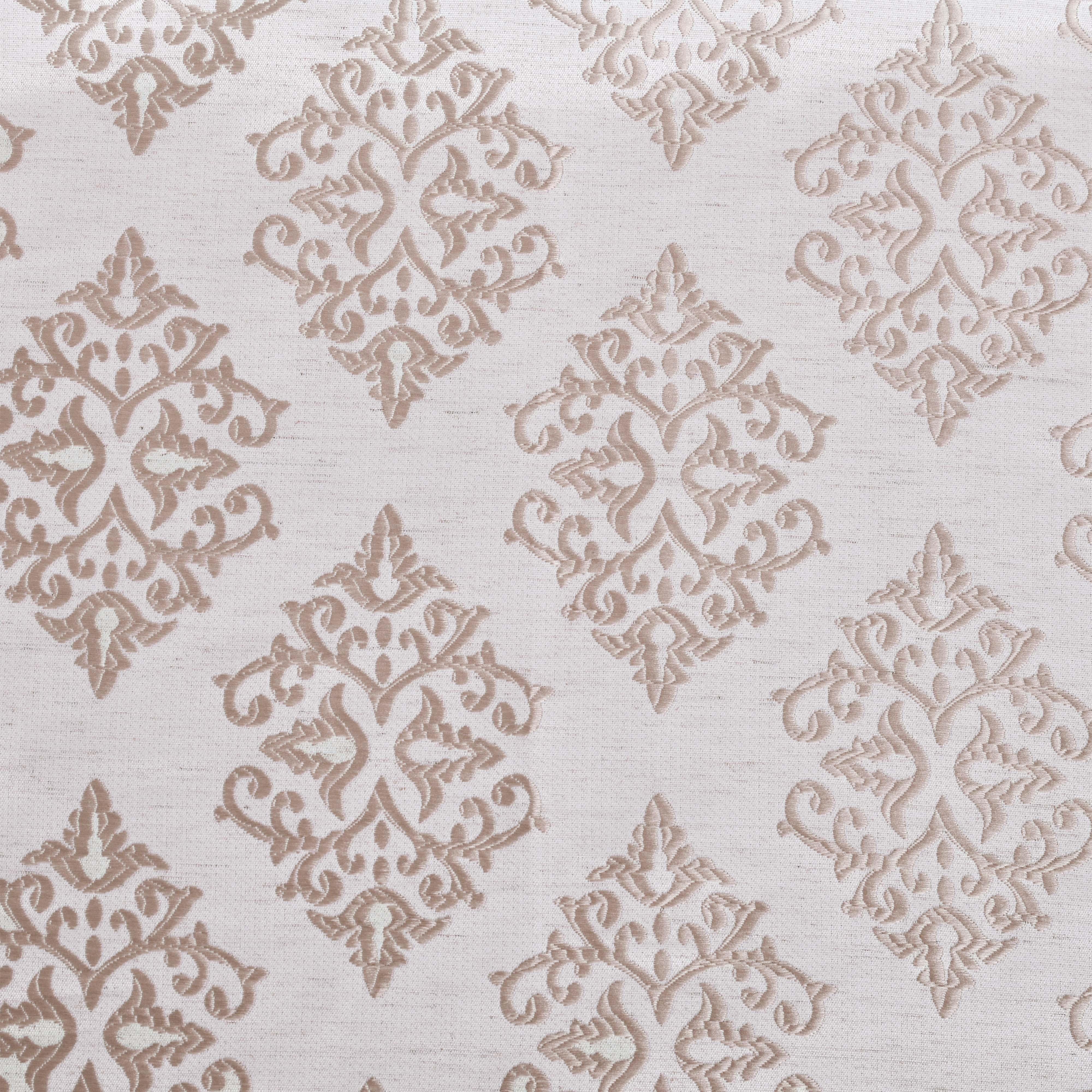 Venetian Damask Jacquard Grommet Traditional Curtain Panel Set