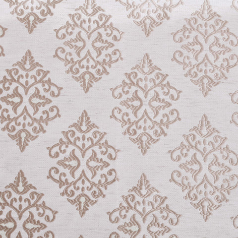Venetian Damask Jacquard Grommet Traditional Curtain Panel Set
