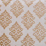 Venetian Damask Jacquard Grommet Traditional Curtain Panel Set