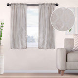 Venetian Damask Jacquard Grommet Traditional Curtain Panel Set