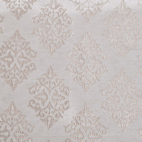 Venetian Damask Jacquard Grommet Traditional Curtain Panel Set