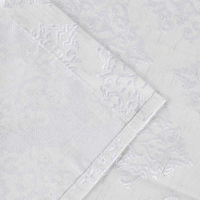 Venetian Damask Jacquard Grommet Traditional Curtain Panel Set