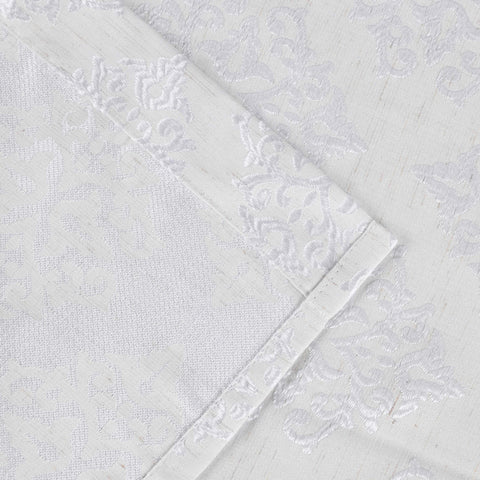 Venetian Damask Jacquard Grommet Traditional Curtain Panel Set