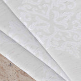 Venetian Damask Jacquard Grommet Traditional Curtain Panel Set