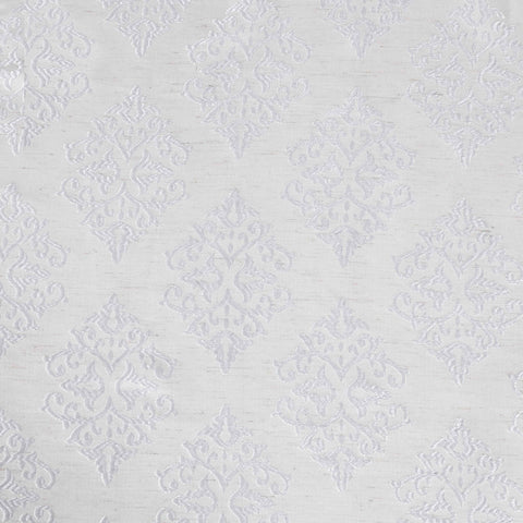 Venetian Damask Jacquard Grommet Traditional Curtain Panel Set