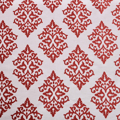 Venetian Damask Jacquard Grommet Traditional Curtain Panel Set