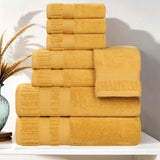 Zero Twist Cotton Towels 8 Piece Venice Collection