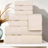 Zero Twist Cotton Towels 8 Piece Venice Collection