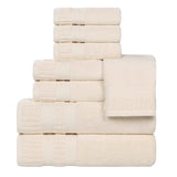 Zero Twist Cotton Towels 8 Piece Venice Collection