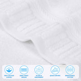 Venice Zero Twist Cotton Medium Weight Face Towels, Set of 12