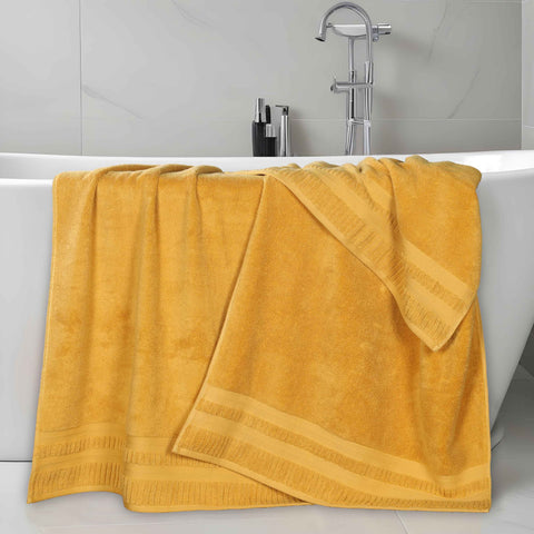 Venice Zero Twist Cotton Medium Weight Soft Bath Sheets, Set of 2