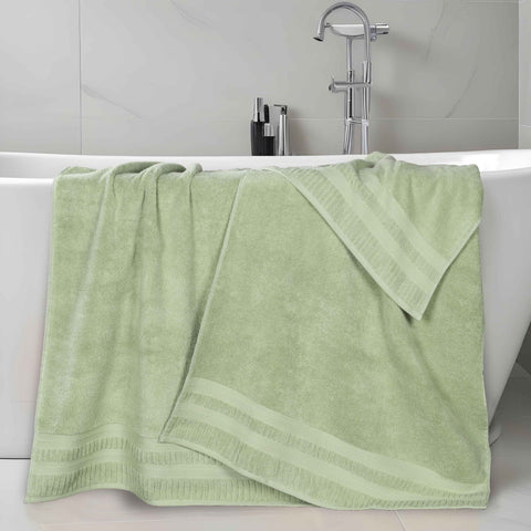Venice Zero Twist Cotton Medium Weight Soft Bath Sheets, Set of 2
