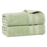 Venice Zero Twist Cotton Medium Weight Soft Bath Sheets, Set of 2