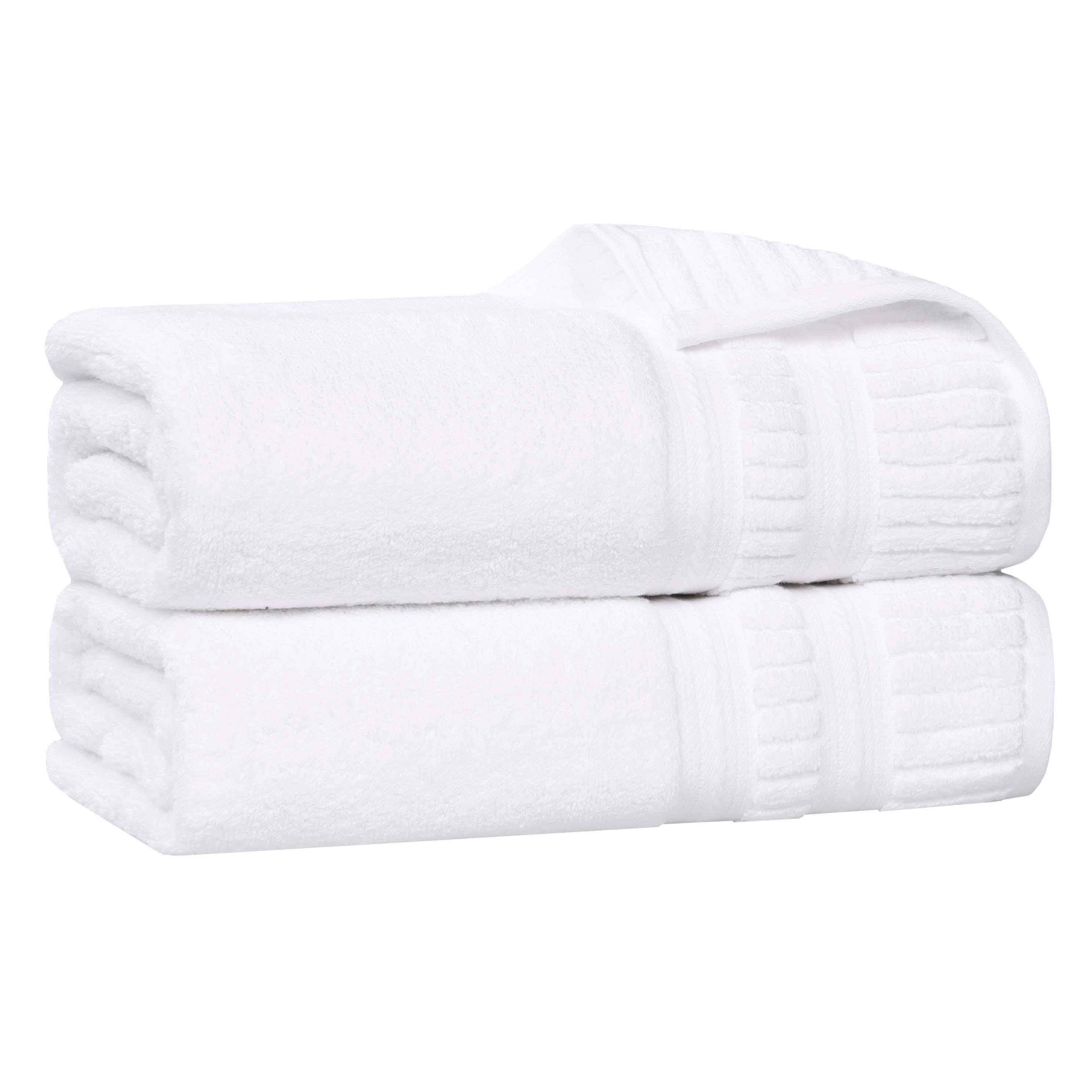 Venice Zero Twist Cotton Medium Weight Soft Bath Sheets, Set of 2