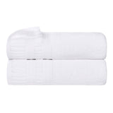 Zero Twist Cotton Medium Weight Soft Bath Towel Set of 2