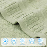 Zero Twist Cotton Medium Weight Soft Bath Towel Set of 2