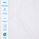 Zero Twist Cotton Medium Weight Soft Bath Towel Set of 2