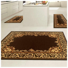Victorian Inspired Oriental Elton Or Freyberg 3 Piece Area Rug Set