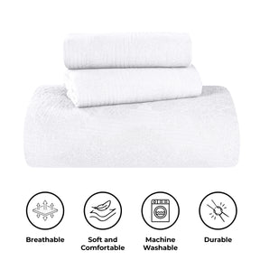 Victory Cotton Matelasse Scrolling Medallion Airy Bedspread Set