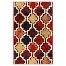 Viking Contemporary Geometric Trellis Indoor Area Rug or Runner